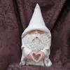 Adornos de Resina Enano Fumador Gnomo de Jardín Estilo Dibujos Animados Creativas Decoraciones para el Hogar y el Escritorio Pequeños Regalos