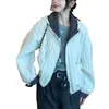Chaqueta corta acolchada con capucha retro para mujer, nueva colección otoño 2026, estilo europeo, chaqueta de moda de corte holgado, prenda exterior de algodón
