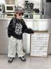 2026 Ropa Infantil Niños Pantalones Deportivos Primavera Niños Pequeños Pantalones de Chándal Infantil Tie-Dye Versátil Pantalones Casuales Modernos