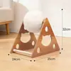 Placa Arranhador para Gatos, Brinquedo para Gatos, Bola Vertical de Sisal, Placa Arranhador Resistente ao Desgaste para Gatos, Não Solta Fiapos, Gadget de Autoentretenimento para Alívio do Tédio, Placa Arranhador Giratória para Gatos
