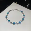 Pulseira de flor oval em zircônia, luxo leve, alta qualidade, elegante, design único, acessório feminino versátil
