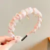 Diadema de Malla Dientes de Super Hada para Niñas Estilo Pastoral Francés Organizador de Cabello Rizado para Niñas Diadema Antideslizante No Tira del Cabello Pinza para el Cabello