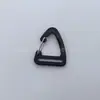 Gancho de Metal de Plástico Preto, Pingente de Bolsa Triangular de Plástico, Fivela Gancho Triangular, Fivela Gancho de Fita Poligonal Atacado