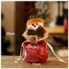 Bolsa de regalo de Navidad Bolsa de regalo de Navidad Bolso de mano con empaque de manzana Tarro de dulces creativo Bolsa de manzana
