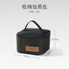 Bolsa de Lona para Piquenique ao Ar Livre Bolsa de Armazenamento Bolsa de Mão Portátil para Viagem Caixa de Armazenamento de Grande Capacidade Conjunto de Bolsas para Garrafa de Condimentos de Acampamento