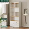Librero de Piso a Techo Montado en la Pared Gabinete de Almacenamiento para Dormitorio Gabinete de Almacenamiento Pequeño con Puerta Gabinete de Almacenamiento por Capas Estantería Doméstica Simple