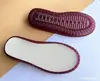 Suministro Directo de Fábrica Zapatos Gou Suela de Cristal Tendón de Vaca Gelatina Lana Tejida Flor Pomposa Zapatillas de Ganchillo Suelas de Zapatos Venta al por Mayor
