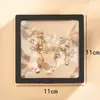 Moderna Cadena Negra de Gargantilla para Cena Nueva Incrustada con Pedrería Lujo Accesible Collar Exagerado de Flor Grande para Mujeres