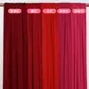 Tela elástica para bodas tela de seda de leche tela de fondo para bodas tela de techo color vino tinto champán cortina de gasa decorativa cortina