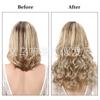 Peruca Longa Cacheada de Cinco Cartões Europeia e Americana Aliexpress Cortina Extensão de Cabelo Sem Costura de Uma Peça Ondulação de Água Peça de Peruca de Cabelo Artificial