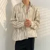 Camisa floral de manga larga para hombre y mujer, adecuada para primavera, otoño y verano, estilo coreano, moderna, genial, nicho, estilo de Hong Kong, chaqueta camisa vintage