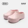 Zapatos de Chef para Hombres y Mujeres, Zuecos Gruesos para Exteriores que Aumentan la Altura, Mules Cómodos de Suela Suave de Eva, Slip-On