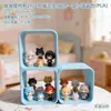 Decoração de Casa de Bonecas com Laço 3D Modelo de Armário Suporte de Exibição Multicamadas Brinquedo Bule Camada de Exibição de Perfume Prateleira de Exibição em Camadas