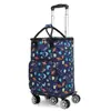 Carrinho de compras doméstico carrinho de compras leve dobrável roda universal carrinho bolsa térmica carrinho de compras de supermercado atacado