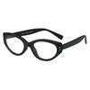 Nuevo armazón de gafas ovalado de silicona para niños, moda para hombre, gafas de luz azul, montura sencilla de alto sentido, venta al por mayor para mujer
