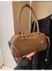 Bolso Boston Retro Transfronterizo Gran Capacidad 2026 Otoño e Invierno Nuevo Estilo Bolso de Mano Bolso de Hombro Versátil para Mujer Bolso Almohada