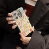 Funda de dibujos animados Blu-ray Rich and Rich para iPhone 16promax, Apple 15/14, soporte para 13pro, para mujer