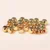 Wanzhen cuentas cuadradas de cuatro lados chapado en oro al vacío cuentas sueltas accesorios para joyería hecha a mano DIY material para abalorios no es fácil de decolorar