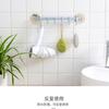Hogar Uso Diario Cocina Colgante de Pared 6 Filas de Ganchos Baño Sin Perforaciones Sin Marcas Estante Colgante Adhesivo Detrás de la Puerta Ganchos Adhesivos Venta al por Mayor