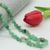 Pulsera de Piedra Cruda de Grava de Ágata Cristalina Desmagnetizada con Cuentas de Piedra Asimétrica Perforada Accesorios de Joyería DIY 5-8mm