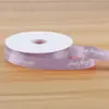 Rolo Grande de Fita Floral de 80 Jardas, Rolo Grande de Fita Decorativa para Laço de Presente Floral de Poliéster Inglês