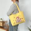 Nova Bolsa de Ombro Acolchoada em Formato de Coração Ins Bolsa Tote com Estampa de Cereja Desenho Animado Fofo Bolsa de Mão de Compras Feminina