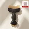 Pente de Massagem em Forma de T de Chifre de Sândalo Raspador para Ombro e Pescoço Pente de Massagem Facial Portátil Doméstico Pente de Massagem Multiuso para Corpo Inteiro