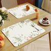 Tapete Placemat Isolado por Calor Resistente a Alta Temperatura Tapete de Proteção de Bancada Tapete de Louça Especial para Tigela e Placa Tapete de Caçarola Tapete de Café Tapete de Mesa de Jantar