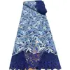 Tejido de encaje calado floral bordado soluble en agua, encaje para vestido de mujer de banquete étnico de Xinjiang, accesorios para vestidos de novia