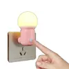 Luz nocturna LED enchufable para alimentación nocturna de bebés, lámpara de mesita de noche para habitación infantil, regulable, venta al por mayor transfronteriza de fábrica