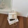 Bolso de mano estilo Chanel para mujer, bolso de cadena acolchado moderno y a la moda, bolso cruzado pequeño cuadrado elegante y de alta gama