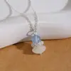 Collar de Perlas con Colgante de Concha y Estrella de Mar Dulce de Verano para Mujer, Accesorio Nuevo Versátil de Personalidad de Lujo Ligero de Gama Alta de Nicho