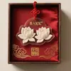 Colgante Difusor de Piedra para Aromaterapia con Yeso Hojas Aromáticas Regalo Aromaterapia para Armario Fragancia Colgante Aromaterapia Caja de Regalo para el Hogar