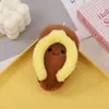 Zapatillas Populares Lindas de Peluche con Cara Sonriente y Chirrido Colgantes Accesorios para Bolsos DIY Llavero Colgante de Muñeca Venta al Por Mayor