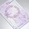 Explosões Super Fada Mori Cristal Lua Pulseira Feminina Design de Nicho Estudante Joker Cor Doce Pulseira de Namorada