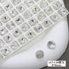 K9 Alternativo Pedrería para Uñas de Alta Calidad Blanca con Dorso Puntiagudo Forma de Corazón Ovalada Rectangular Irregular Accesorios Decoraciones