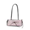 Bolso de Mujer de Lunares con Lazo de Moda Versátil 2026 Nueva Moda Gasa Burbuja Plisado Bolso Bandolera de Viaje Bolso Baguette