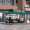 Carrinho de Jantar Móvel Criativo Carrinho de Lanches Área Comercial Feira Noturna Container de Celebridade da Internet Quiosque de Vendas
