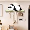 Gancho Decorativo para Entrada Estilo Crema Gancho para Abrigos de Pared de TV Estante Colgante sin Taladro Almacenamiento de Llaves para Puerta de Entrada Colgante de Pared
