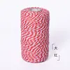 En stock venta al por mayor hilo de algodón 2 mm borla hecha a mano colgador de plantas material tejido hilo de ganchillo decorativo navideño