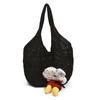 Bolso de Mano Tejido de Verano para Mujer, Bolso de Malla de Hombro Moderno y Elegante para Viajes a la Playa, Tejido de Paja