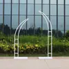 Accesorios para Bodas, Arco con Forma de Cuerno de Hierro para Pedida de Mano, Soporte para Flores, Decoración para Bodas al Aire Libre, Guía de Camino Curvo con Forma de Cuerno, Soporte de Fondo