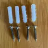 Código de ángulo de hardware Tai Niu con tornillo de hierro a juego, soporte triangular, configuración de código de ángulo sin tirador, tornillo de expansión de acero inoxidable