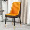 Silla de Comedor para el Hogar Nórdica Lujo Ligero Casual Simple Silla de Hotel Moderna Silla con Bolsa Suave Silla para Escritorio de Maquillaje y Arte de Uñas Silla de Comedor