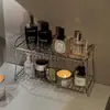 Rack Organizador de Armazenamento para Banheiro em Aço Inoxidável para Venda por Atacado, Produtos de Skincare, Escova de Dentes, Cesta Organizadora para Itens de Banho