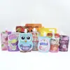 Bolsas Personalizadas de Color Impreso para Empaque de Alimentos, Bolsas en Rollo para Snacks, Bolsas de Plástico Auto-Soportantes Auto-Sellables con Boquilla, Bolsas de Forma Especial con Impresión de Logo