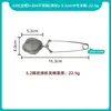 Colador de Té de Acero Inoxidable 304 con Mango de Clip, Cadena Colgante Larga con Forma de Corazón, Drenaje de Té, Oficina, Venta al por Mayor, Entrega 48H
