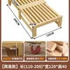 Cama Retrátil de Madeira Maciça para Apartamentos Pequenos, Cama de Solteiro Tatami para Sala de Estar, Sofá-Cama Multifuncional Simples Dobrável de Uso Duplo