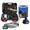 Manguera portátil eléctrica comercial para lavado de autos doméstico, rociador para riego de jardines, juego de pistola de agua a alta presión inalámbrica para lavado de autos