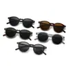 Gafas de Sol Redondas Pequeñas Estilo Celebridad de Internet para Hombres y Mujeres, Anti-UV, Protección Solar, Gafas de Moda para Exteriores para Conducir